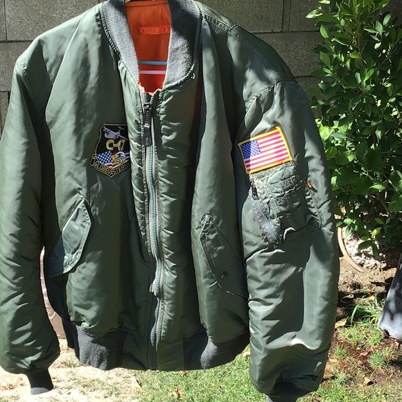 Alpha Industries MA-1 bombers jacket sized XXLG. - Picture 2 of 13